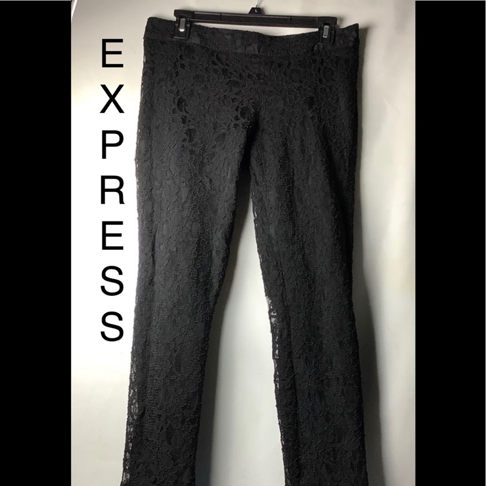 EXPRESS Columnist Lace Straight Pants